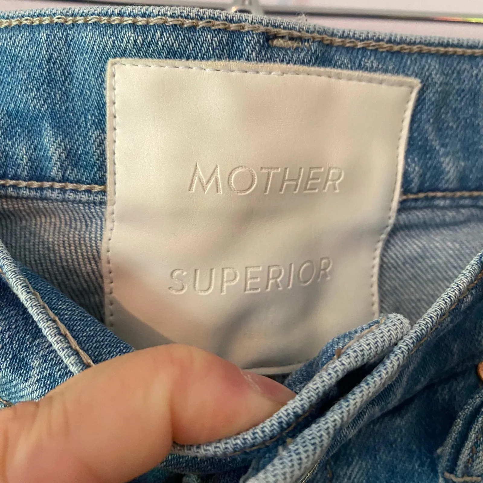 Mother Superior The Insider Ankle Chew in Destroyed Bills Distressed Women 25 Blue - Image 4