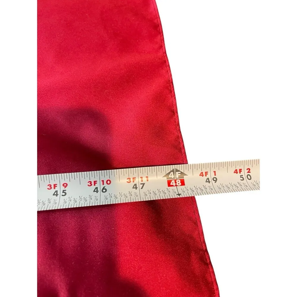 VTG Alexia Burgundy Black Lace Strapless Formal Maxi Dress 10 90s Whimsigoth Y2K - Image 10