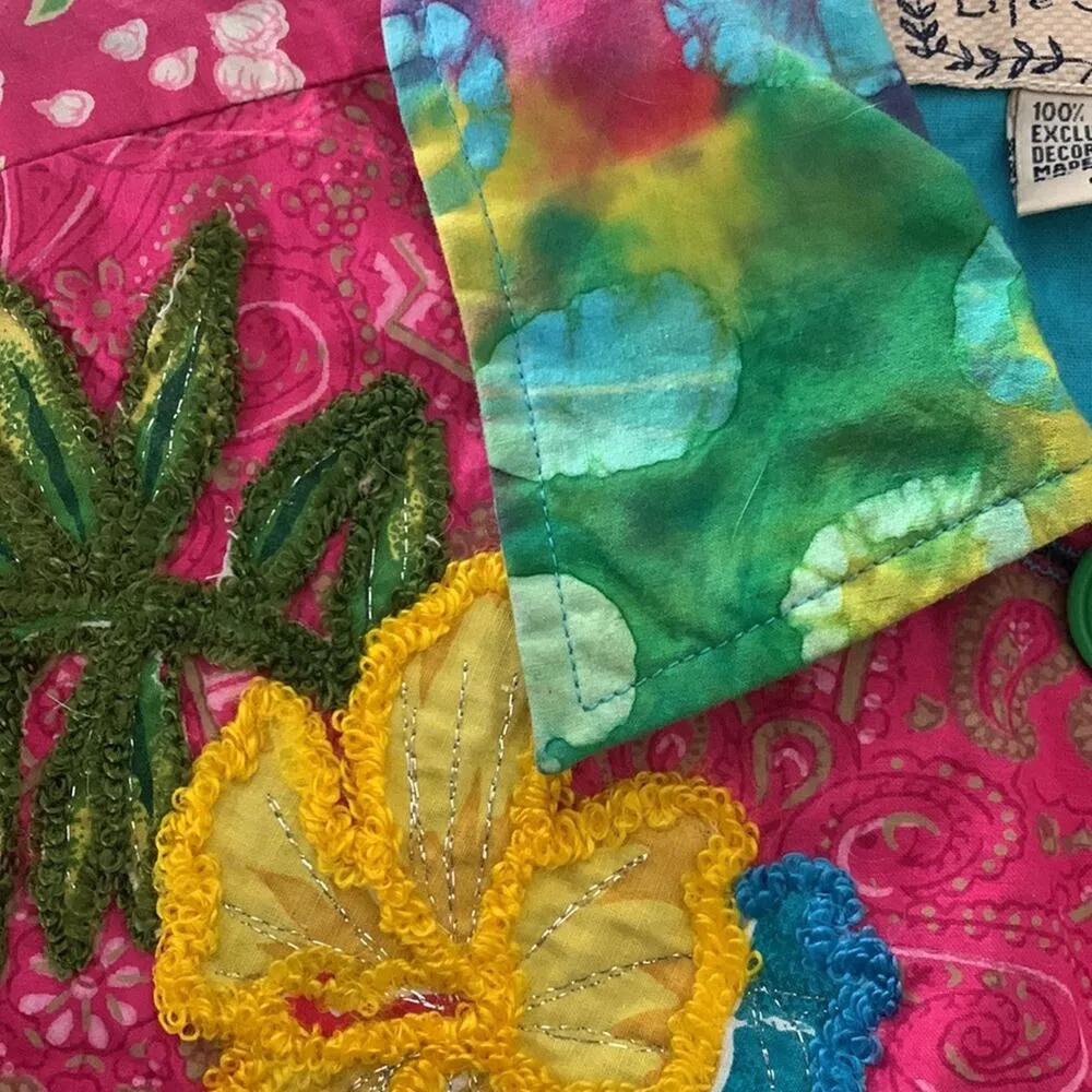 Lifestyle womens small vintage blazer colorful rainbow psych cute barbie quirky Pink - Image 4