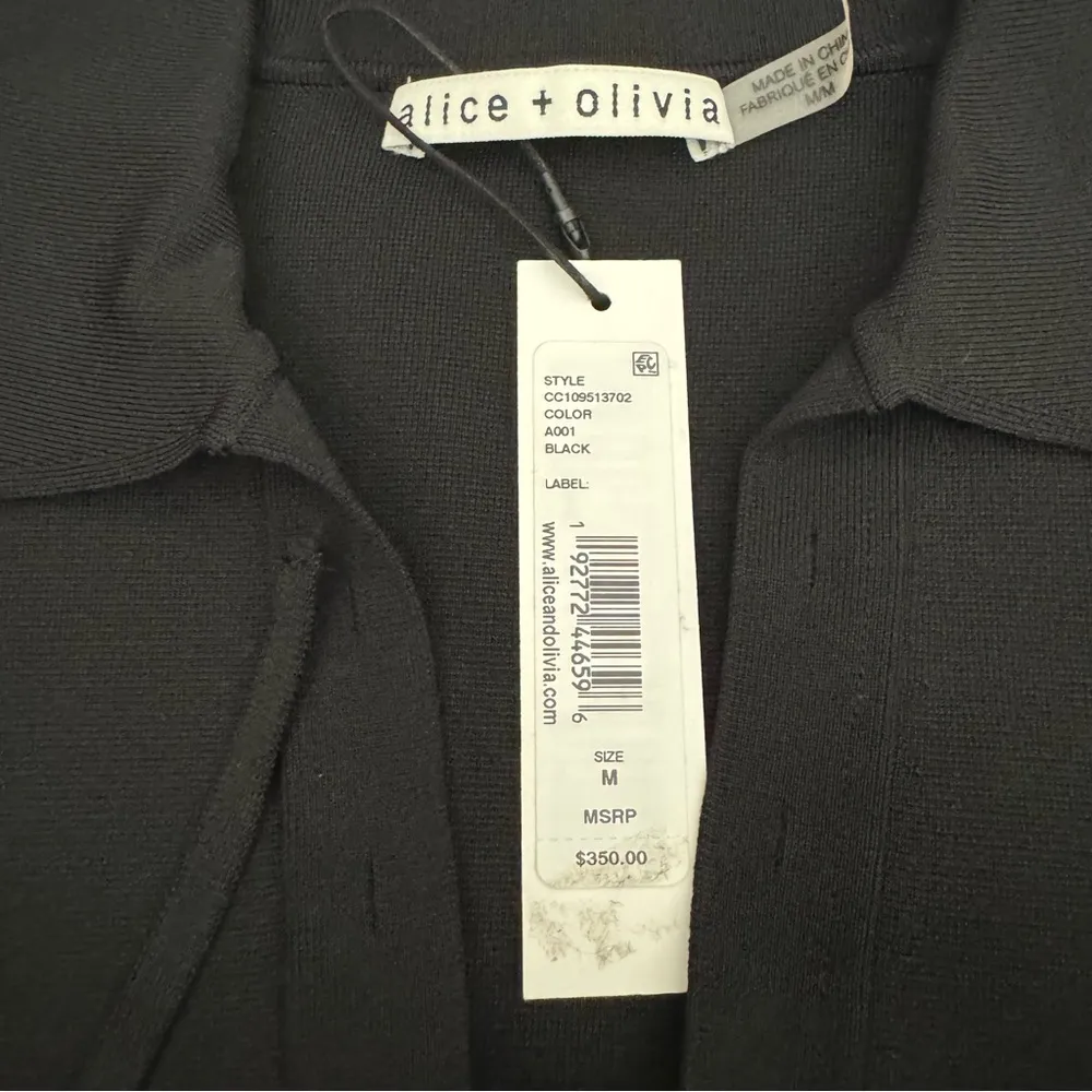 NWT Alice + Olivia Black Blouse - Image 4