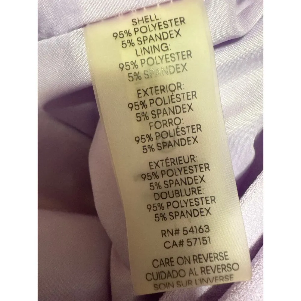 Calvin Klein Purple Lilac Long Sleeve Button Down Blazer Mini Skirt 2 Pc Set 14 - Image 8