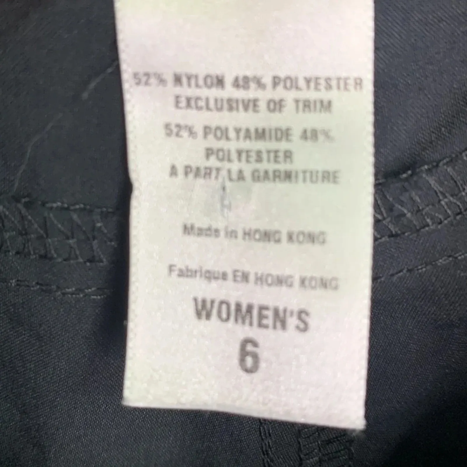 Patagonia Women’s Black Inter-Continental Capris Outdoors Pants W-438 Sz 6 - Image 5
