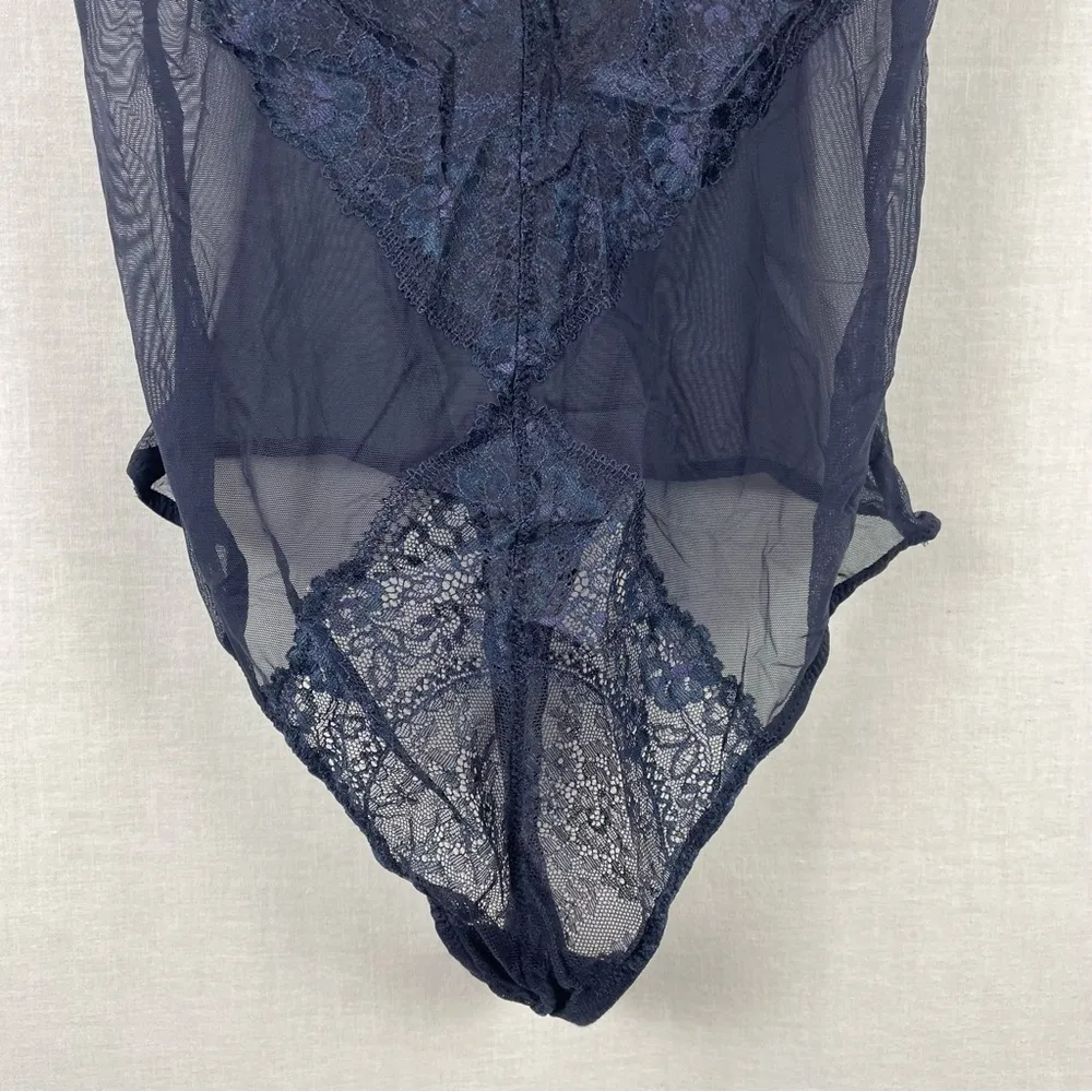 Wacoal Level Up Lace Bodysuit Navy - Image 3
