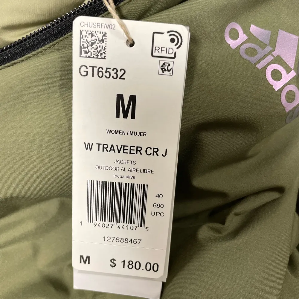 Adidas Women’s Traveer Cold Ready Water Repellent Performace Puffer Coat Jacket - Image 7