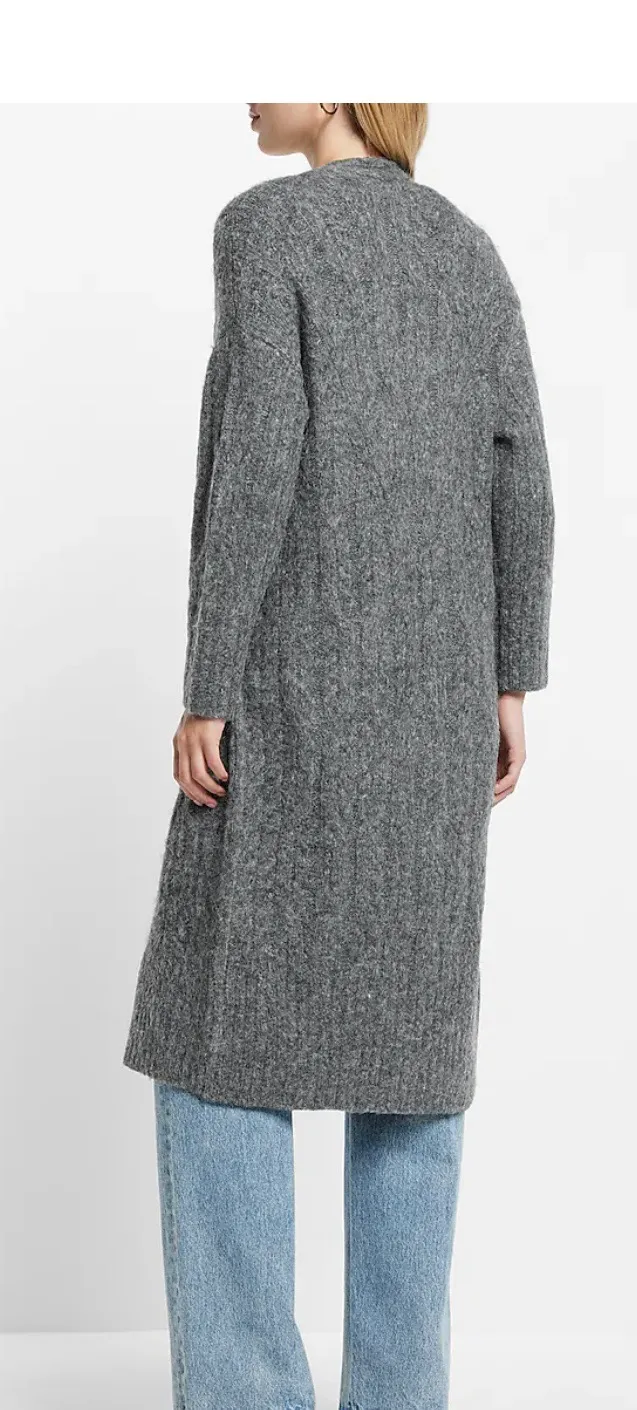 Cable Knit Duster Cardigan - Image 3