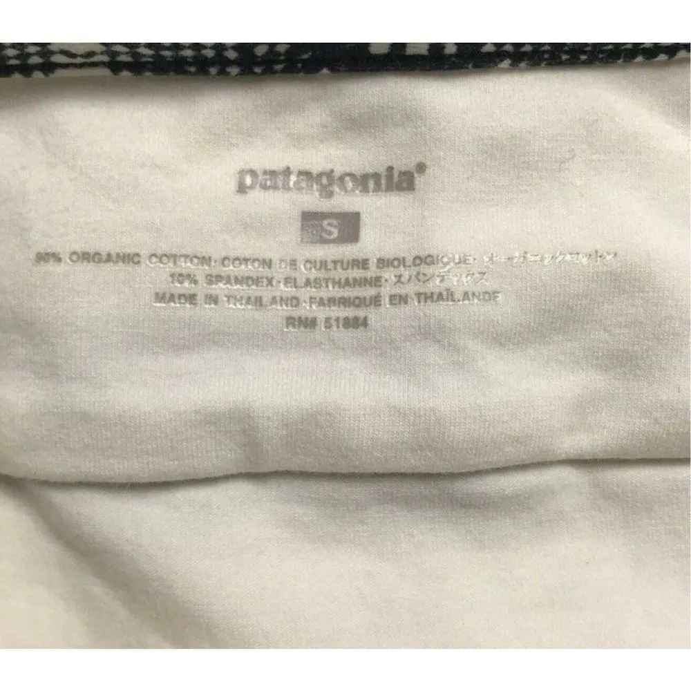 Patagonia Womens Cream & Black Halter Activewear Tank Top Size Small - Image 4