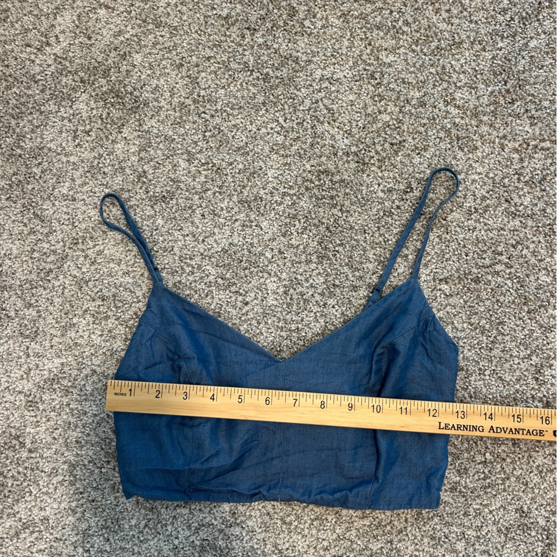 Lulus‎ Blue Pullover Crop Top in Blue | S - Image 4