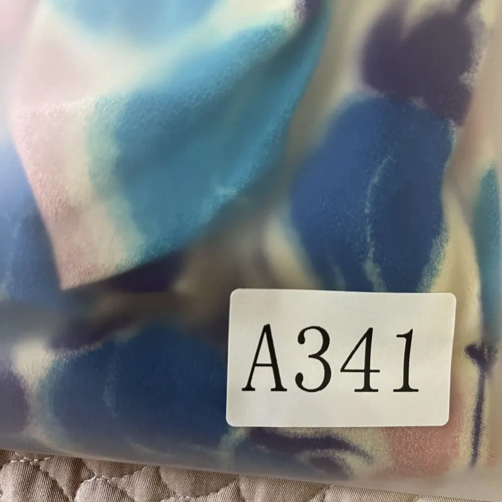 Essentiel Light Pink, Blue and Purple Floral Print Oversized Women's Midi Dress Size undefined - Image 7