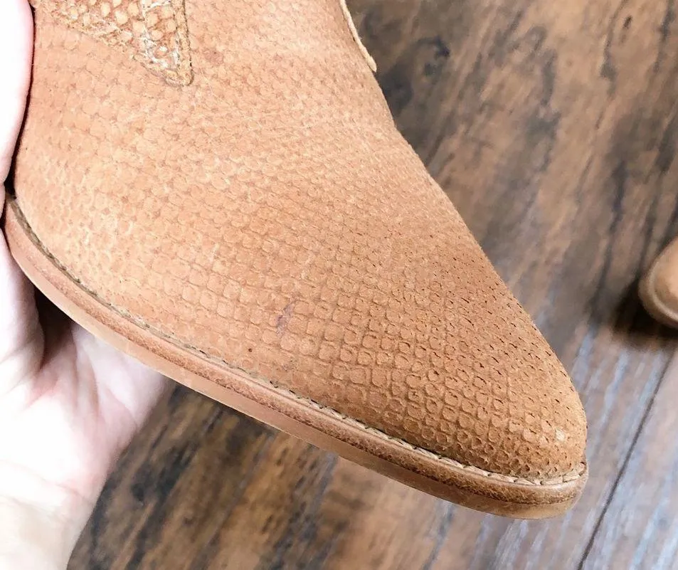 Matisse • Harvey Multi-Strap Boot embossed leather buckle tan western ankle - Image 10