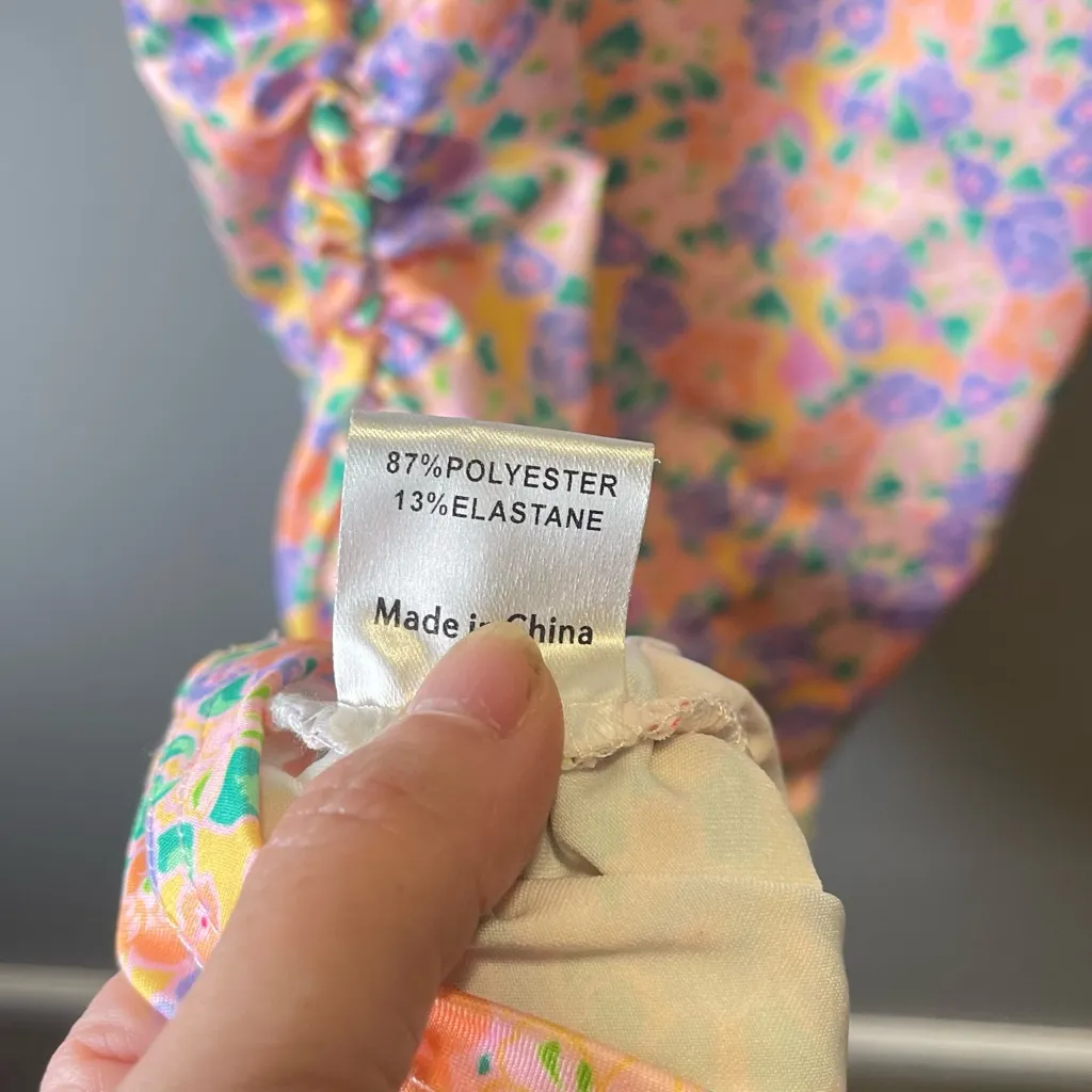 Princess‎ Polly NEW Catarina Purple Pink Floral Ruched Bodycon Dress Size 8 - Image 4