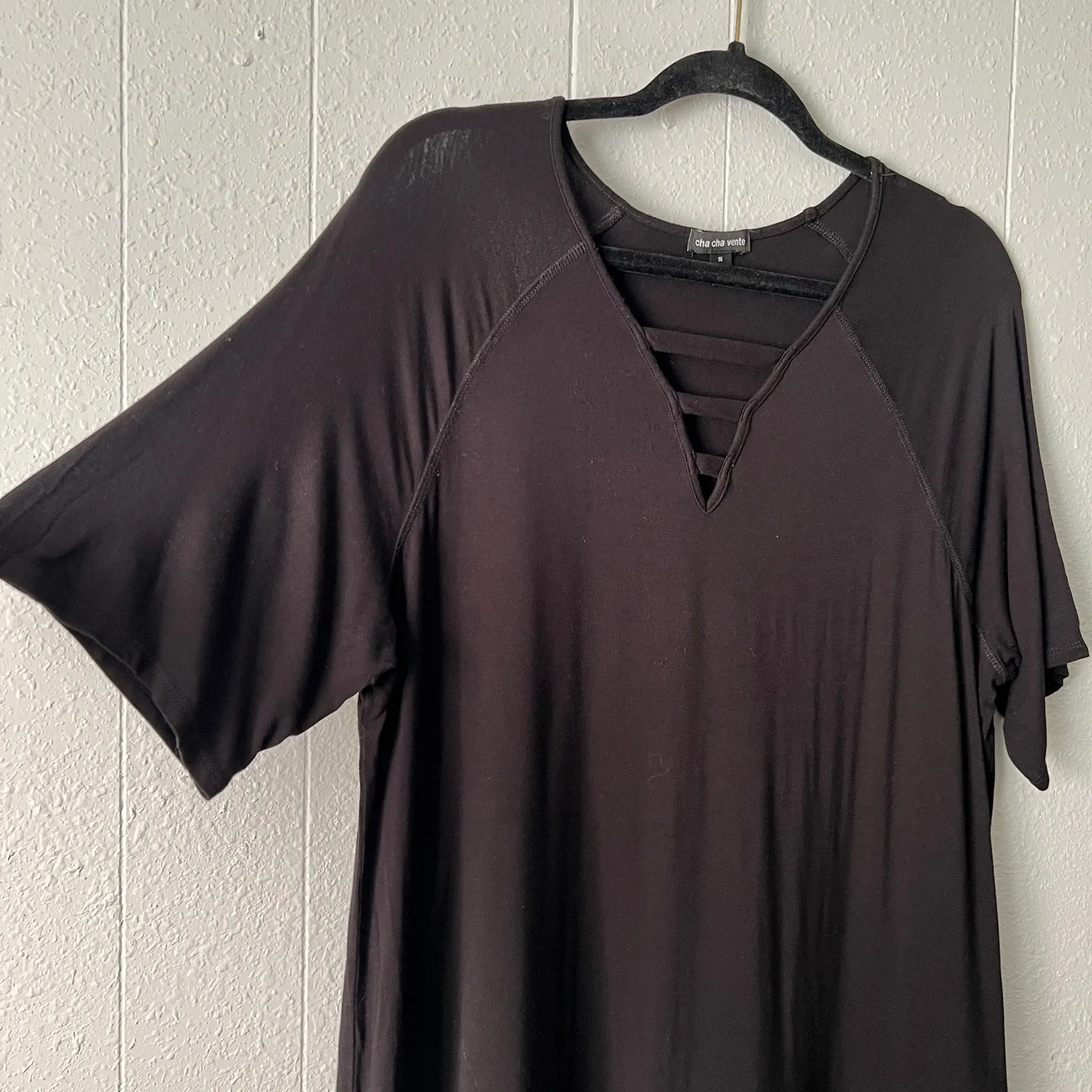 Cha Cha Vente Maxi Dress Womens 1X Mesh Stretch Pullover Event Party Evening - Image 6