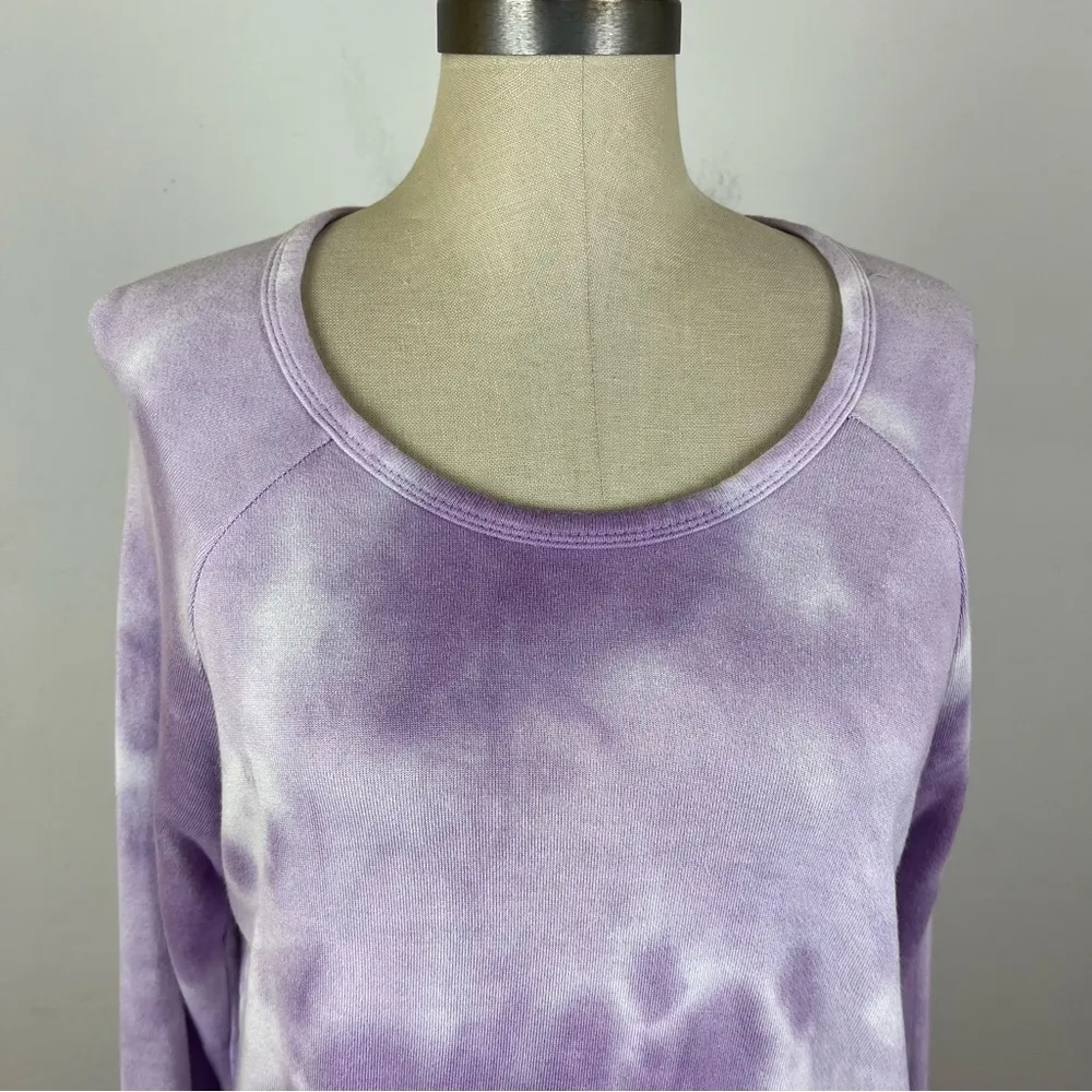 Sundry Purple Tie Dye Sweatshirt - Image 4