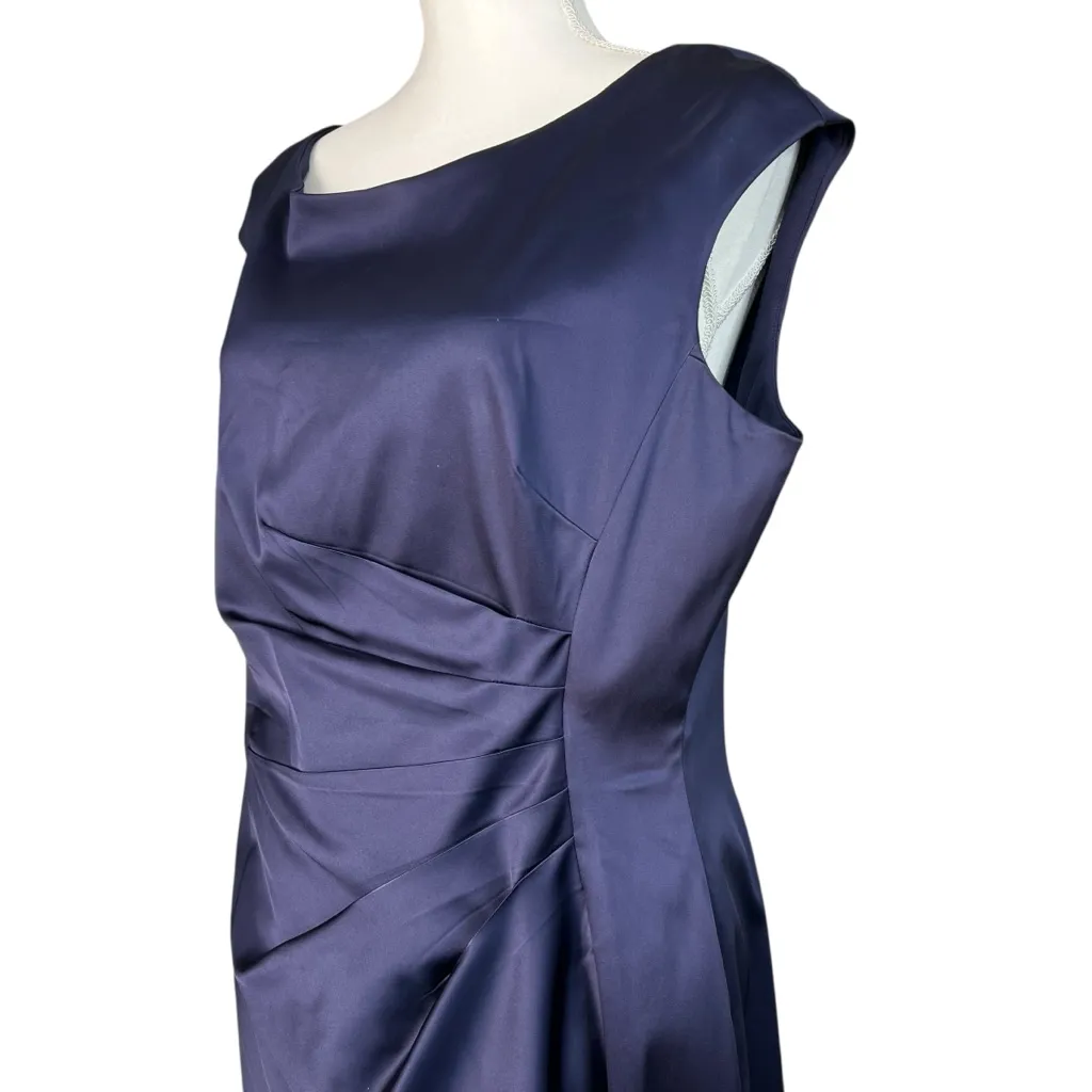 Lauren Ralph Lauren Dresses Side Pleat Cocktail Sleeveless Women’s Dress Size 16 - Image 2