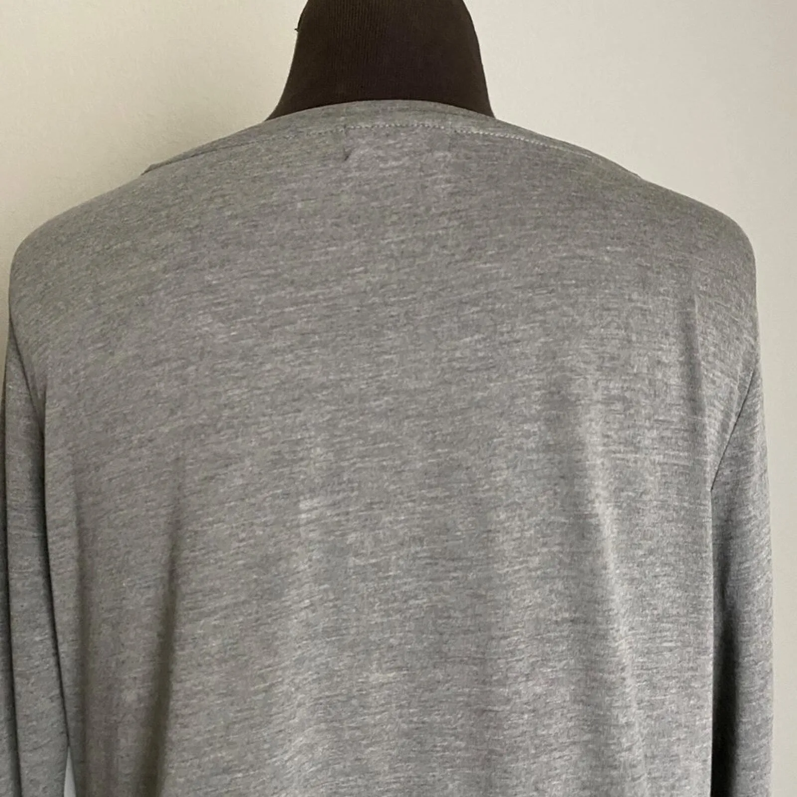 Gap sz S gray white layered blouse‎ top - Image 6