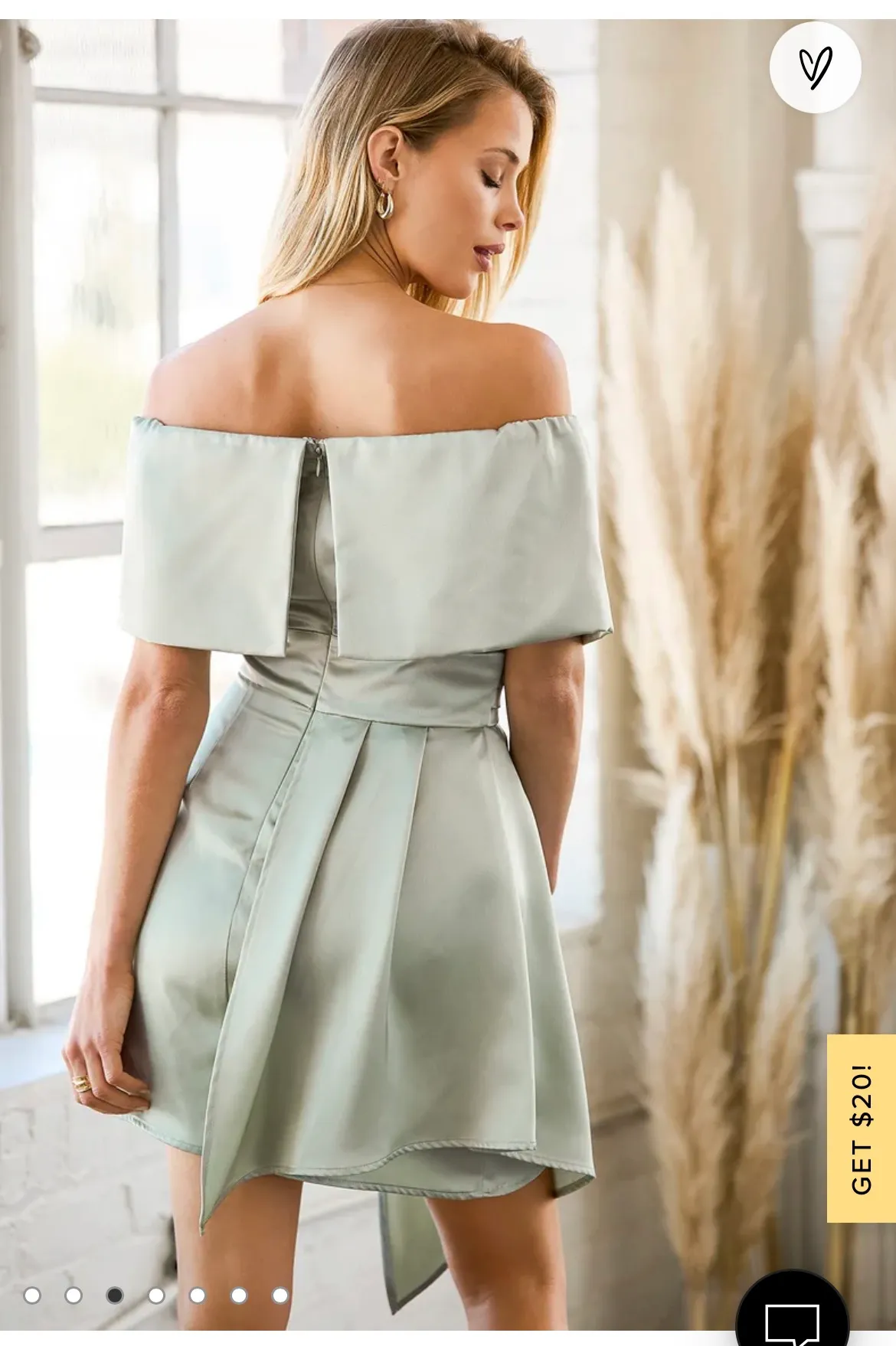 Lulus Sage Green Mini Dress - Image 3