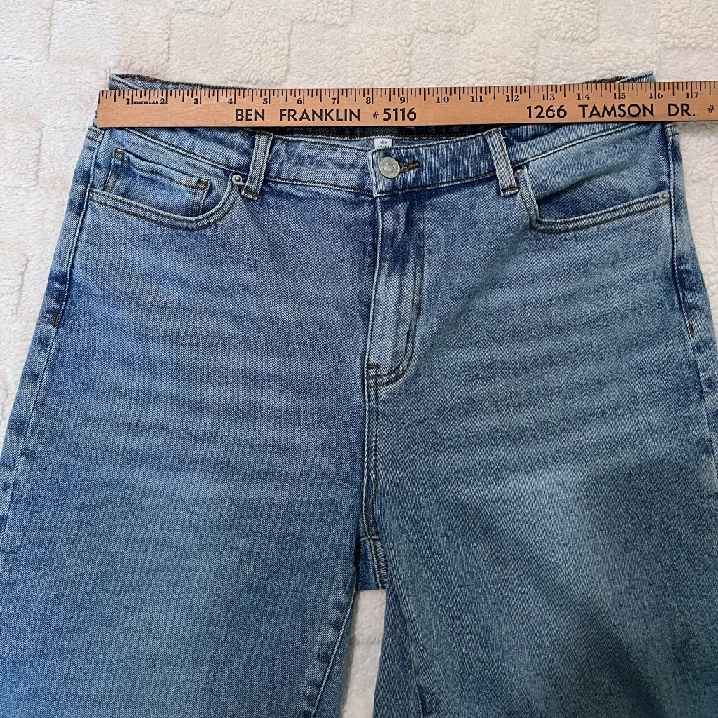 Ashley Mason Women’s Stretch Flare Side Slit Jeans Size 13 - Image 8