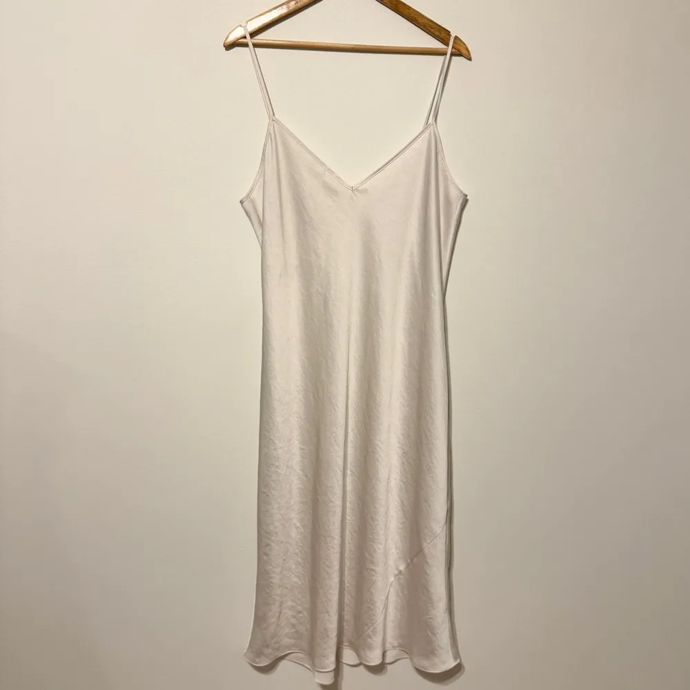 Aritzia Wilfred Only Slip Maxi Dress Size XL Cream White Neutral Light Birch - Image 4