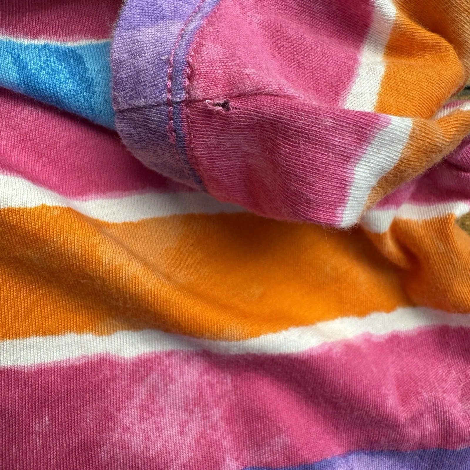 Lauren Ralph Lauren‎ Women's T-Shirt Top Multicolor Stripes Short Sleeve Size Sm - Image 5