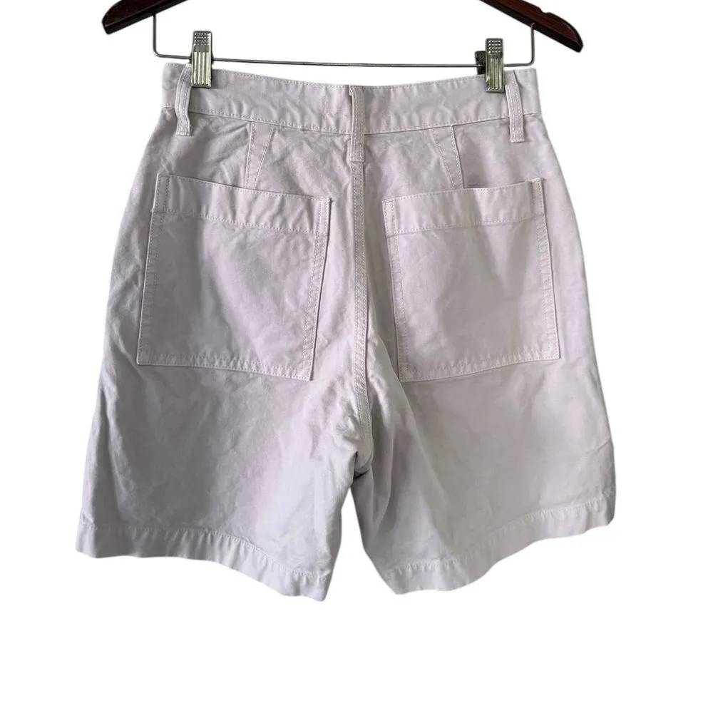 Madewell Garment-Dyed Carpenter Shorts in form grey 25 - Image 4