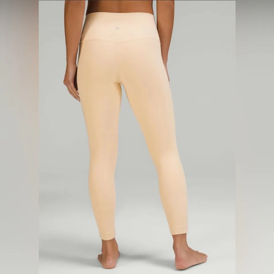 Lululemon NWOT Align Leggings 25” Pants High Rise Prosecco Nulu Material Size 12 - Image 2