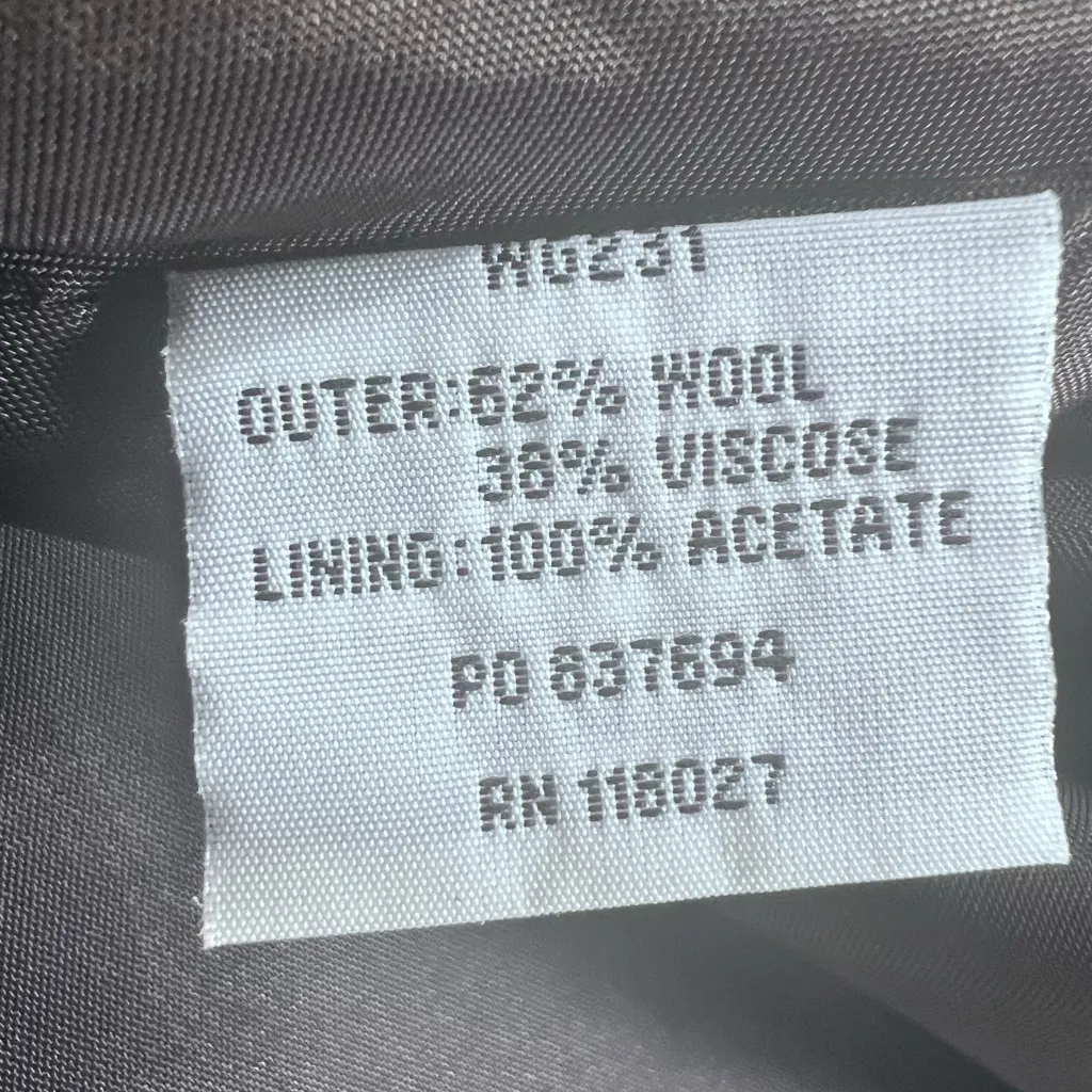 Boden brown wool blend embroidered midi skirt Size 10 - Image 8