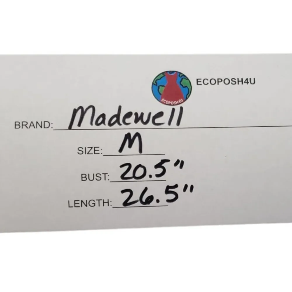 Madewell Crushed Velvet Burgundy V Neck Blouse - Image 3