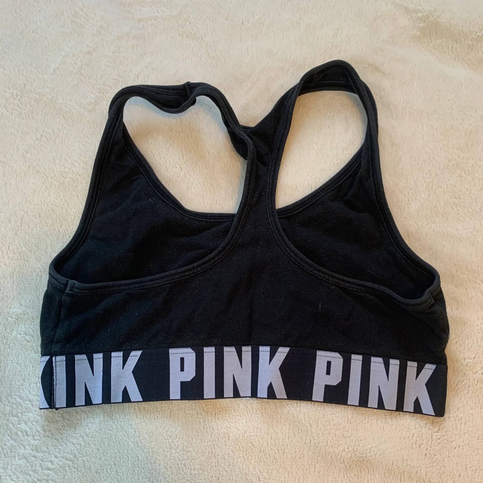 VS PINK Logo Sports Bra Bralette  - Image 2