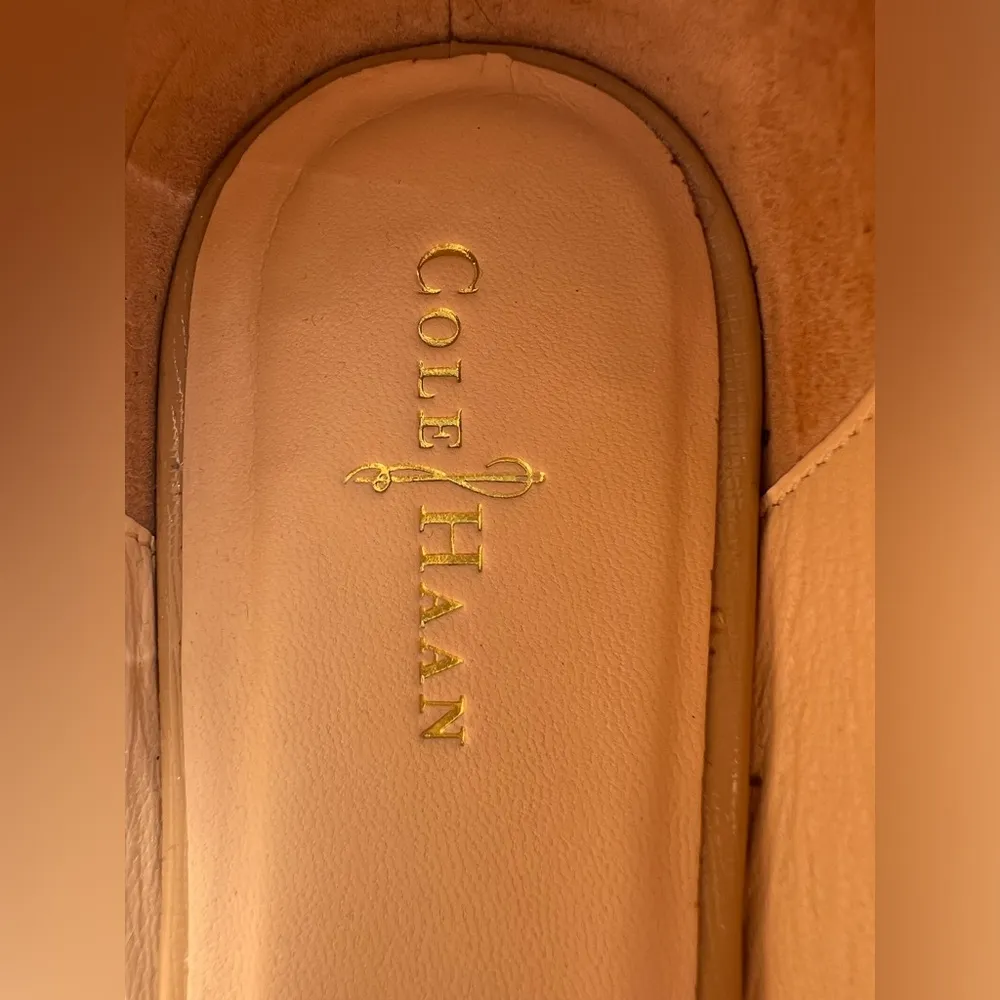 Leather Ivory Pointed Toe Flats - Image 4