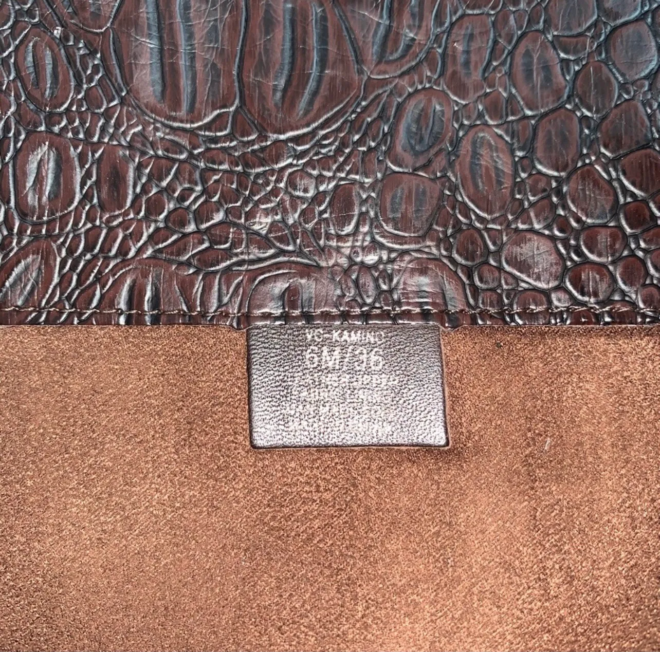 Dark Brown Snakeskin Leather Knee High Boots - Image 10