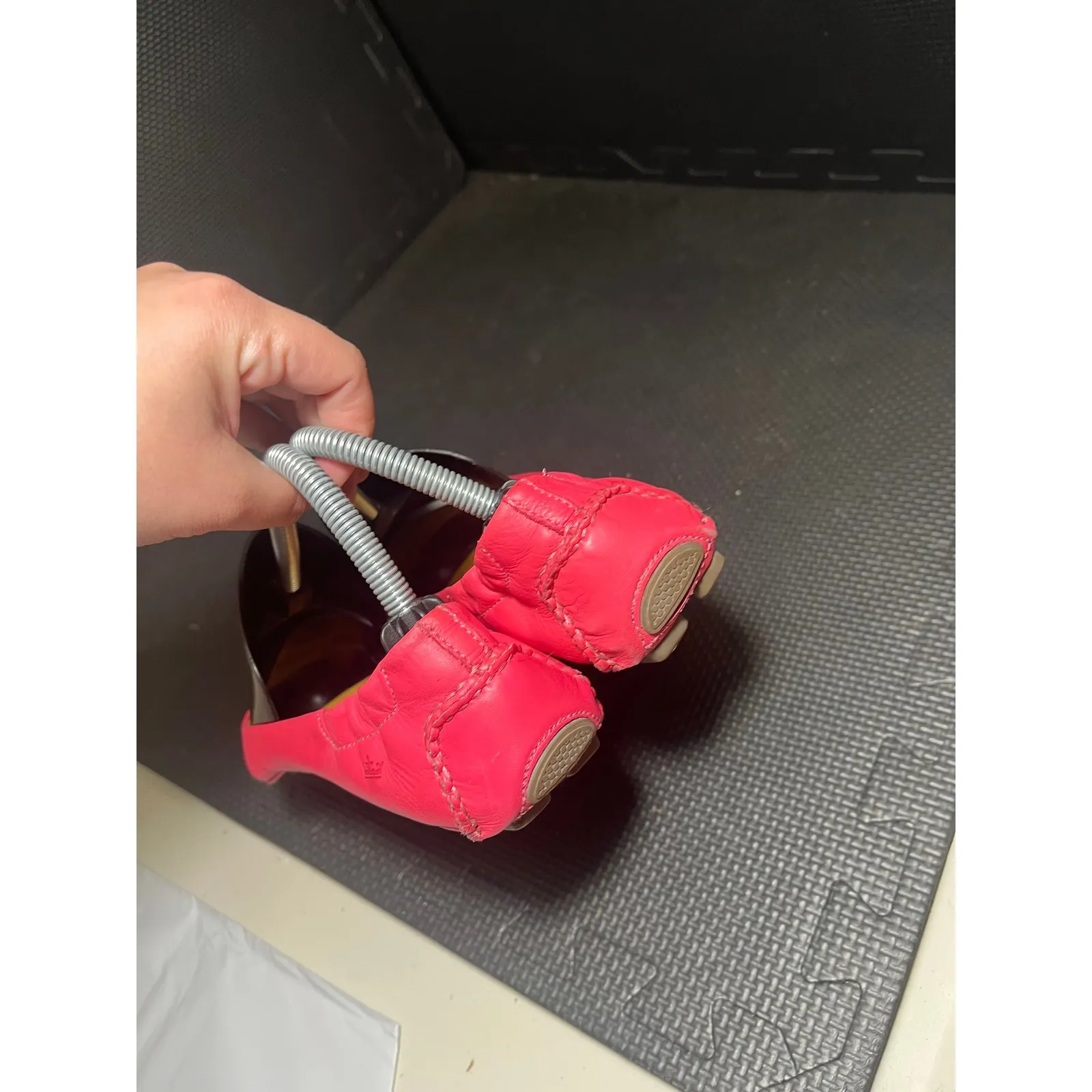 Peter Millar Womens Leather Driving Loafers Moccasins Flats Pink Size 8.5 M - Image 6