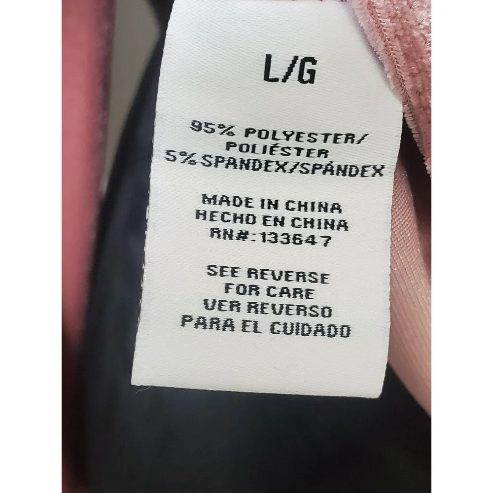 Celebrity Pink Womens Solid Polyester V-Neck Long Sleeve Casual Top Blouse Large - Image 8