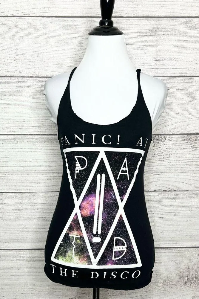 Hot Topic Panic! At The Disco Galaxy Tank Top Size XS - Image 9