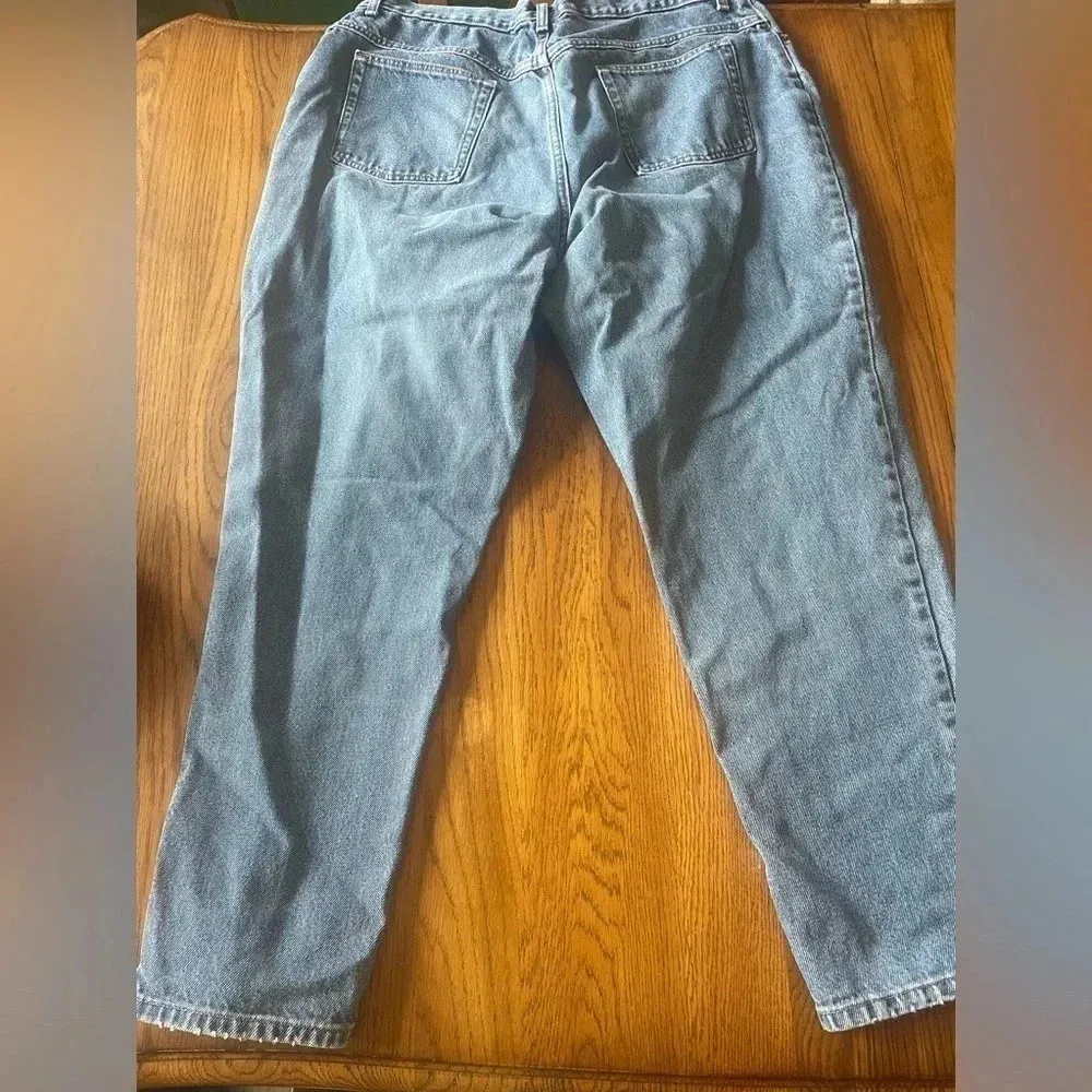 2 Pair Vintage L.L. Bean Light Wash Mom Jeans Size 18‎ EUC! 90’s Bin B Blue - Image 11
