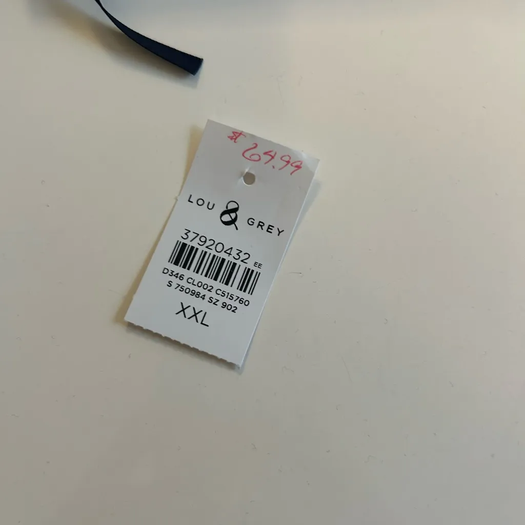 Lou & Grey Sunday Funday Fluffy Fleece Sweatshirt in Grey size XXL - Image 3