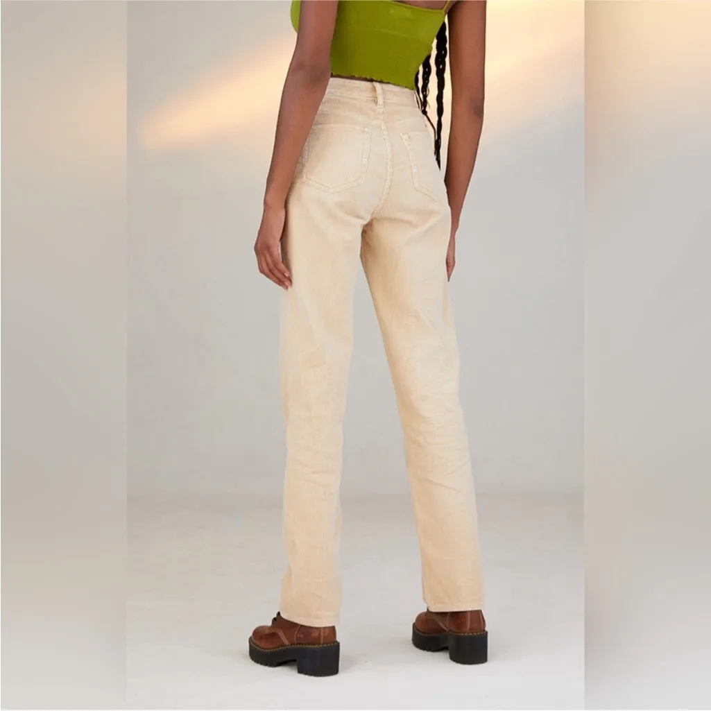 PacSun 90s Boyfriend Corduroy Size 26 Straight Hazelnut - Image 5