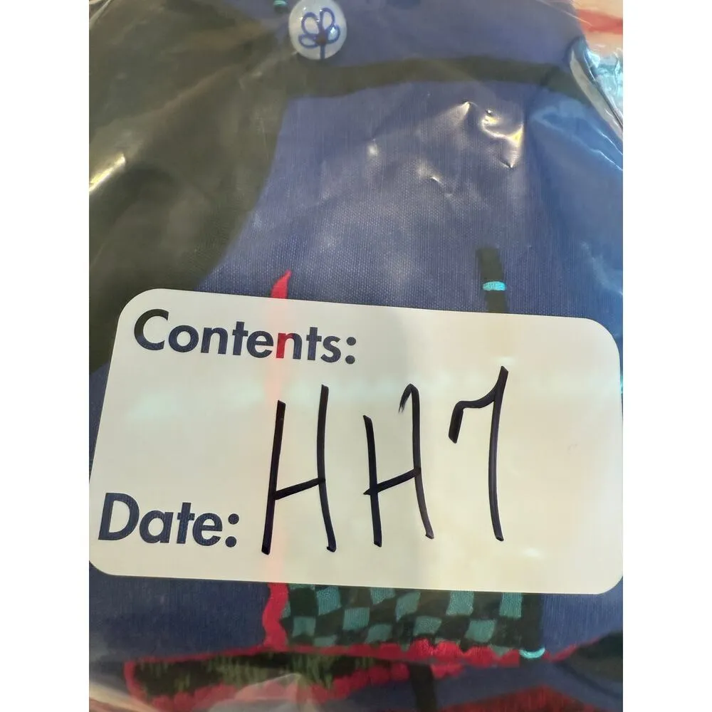 Alex Kim Multicolor Embroidered Patchwork Button Front Jacket Blue Women Medium - Image 9