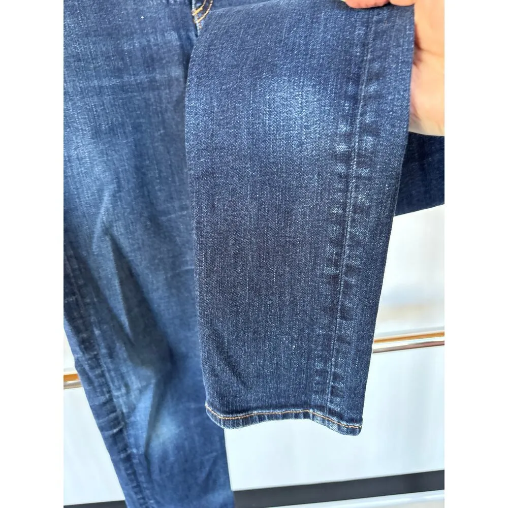 Rag & Bone Nina High Rise Skinny Dark Wash Blue Heritage Ankle Jeans Size 27 - Image 8