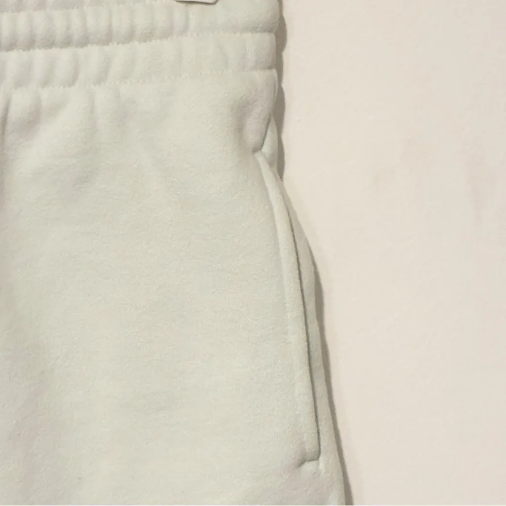 Tna Size Medium Cozy Fleece Shorts Pull On‎ Drawstring Heavy Ivory Womens - Image 2