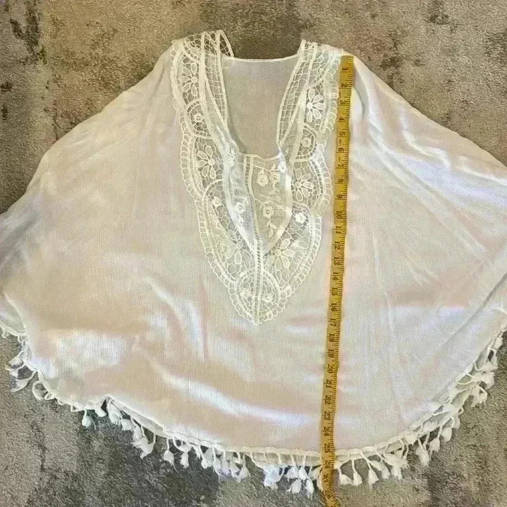 Source Unknown Women’s White Bathing Suit Cover Up - Image 8