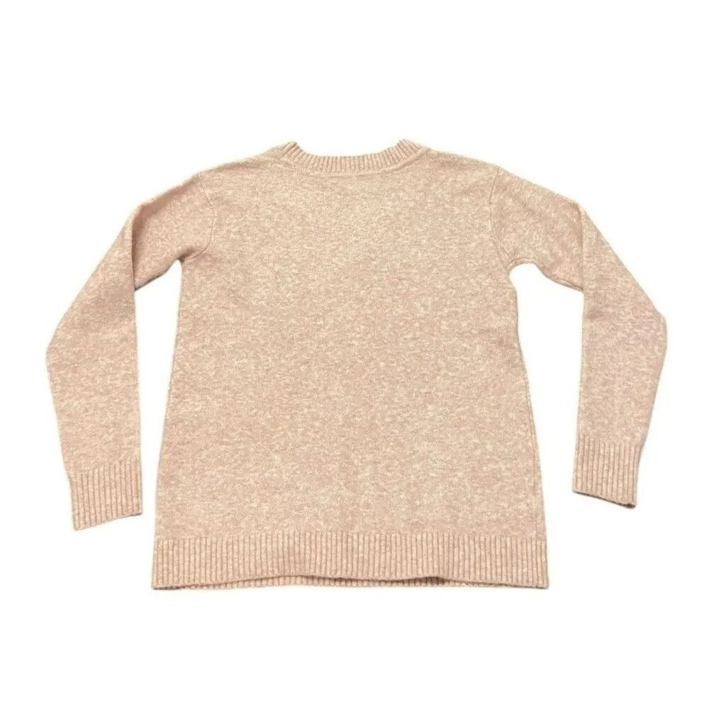 Loft Crew Neck Sweater XS‎ Cat Mama Pink Pullover Top - Image 2