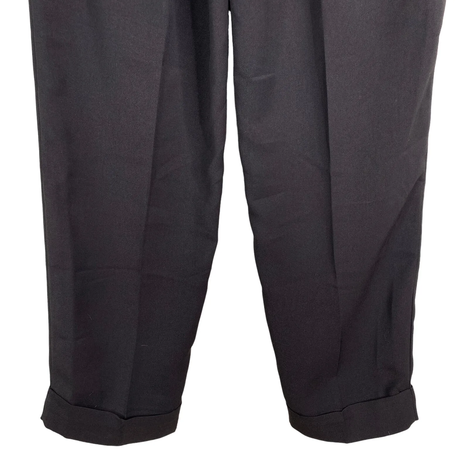 Do + Be Collection Pants Large Black Gold Buttons Pockets Stretch Cuffed New - Image 10