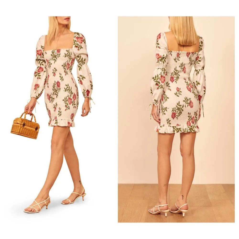 REFORMATION Hilary Long Sleeve Minidress  (XL) - Image 4