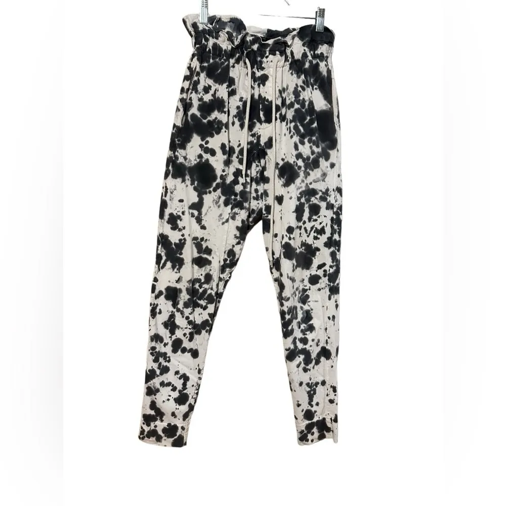 Bassike paint splatter sweat pants‎ Black Size undefined - Image 2
