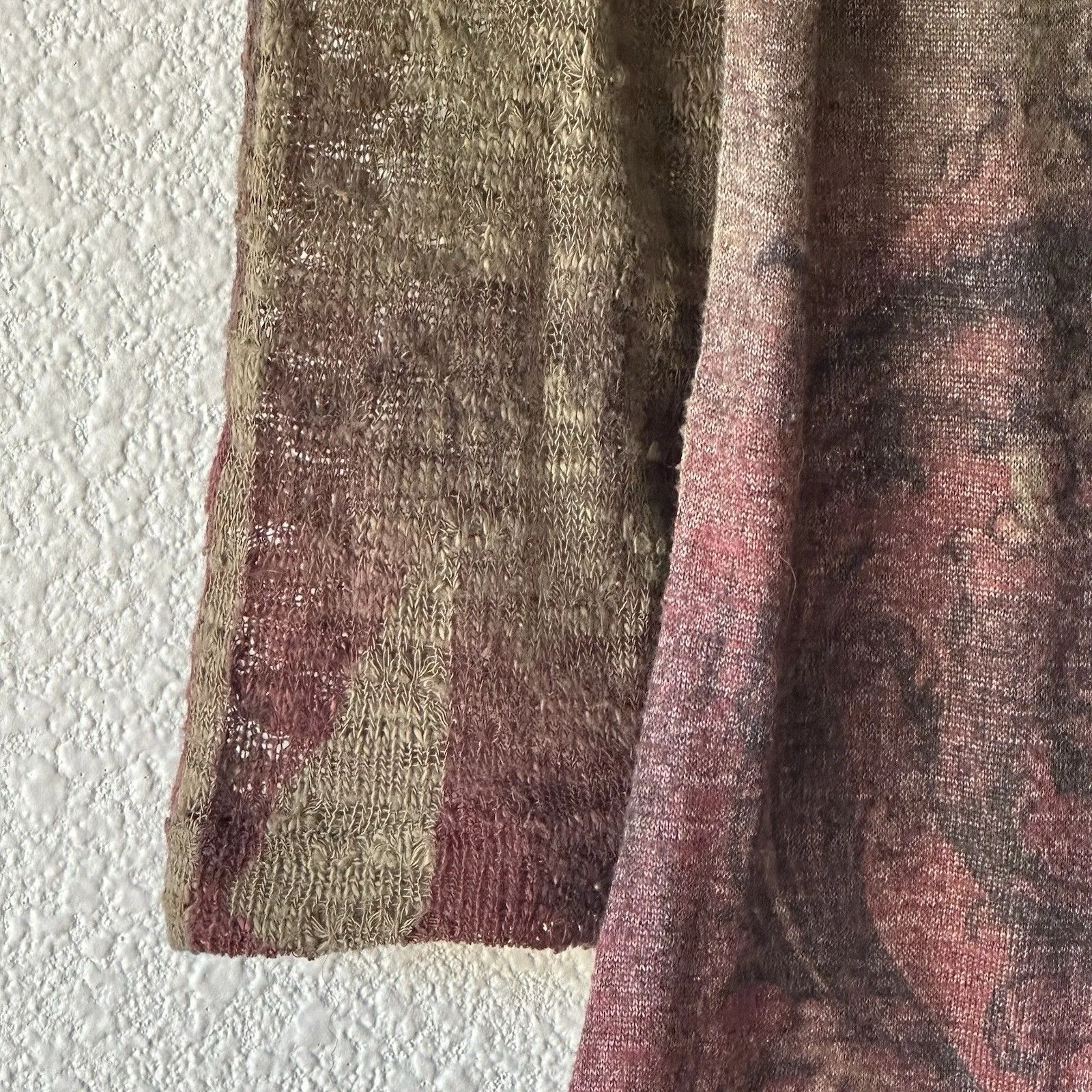 Cactus Boho Women’s Tunic Shirt Scoop Neck Top Flared Hem Long Sleeve Brown Size M - Image 4