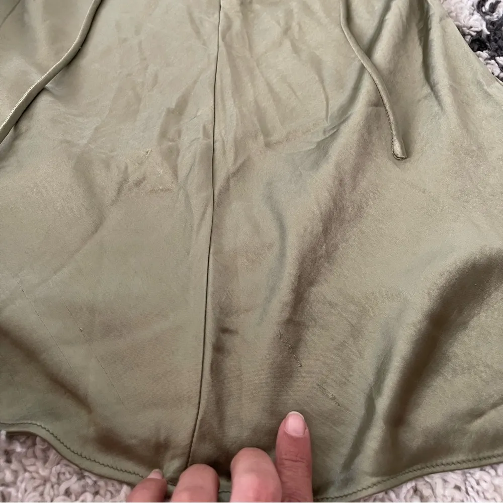 Hunnie Mini Dress in Moss - Image 4