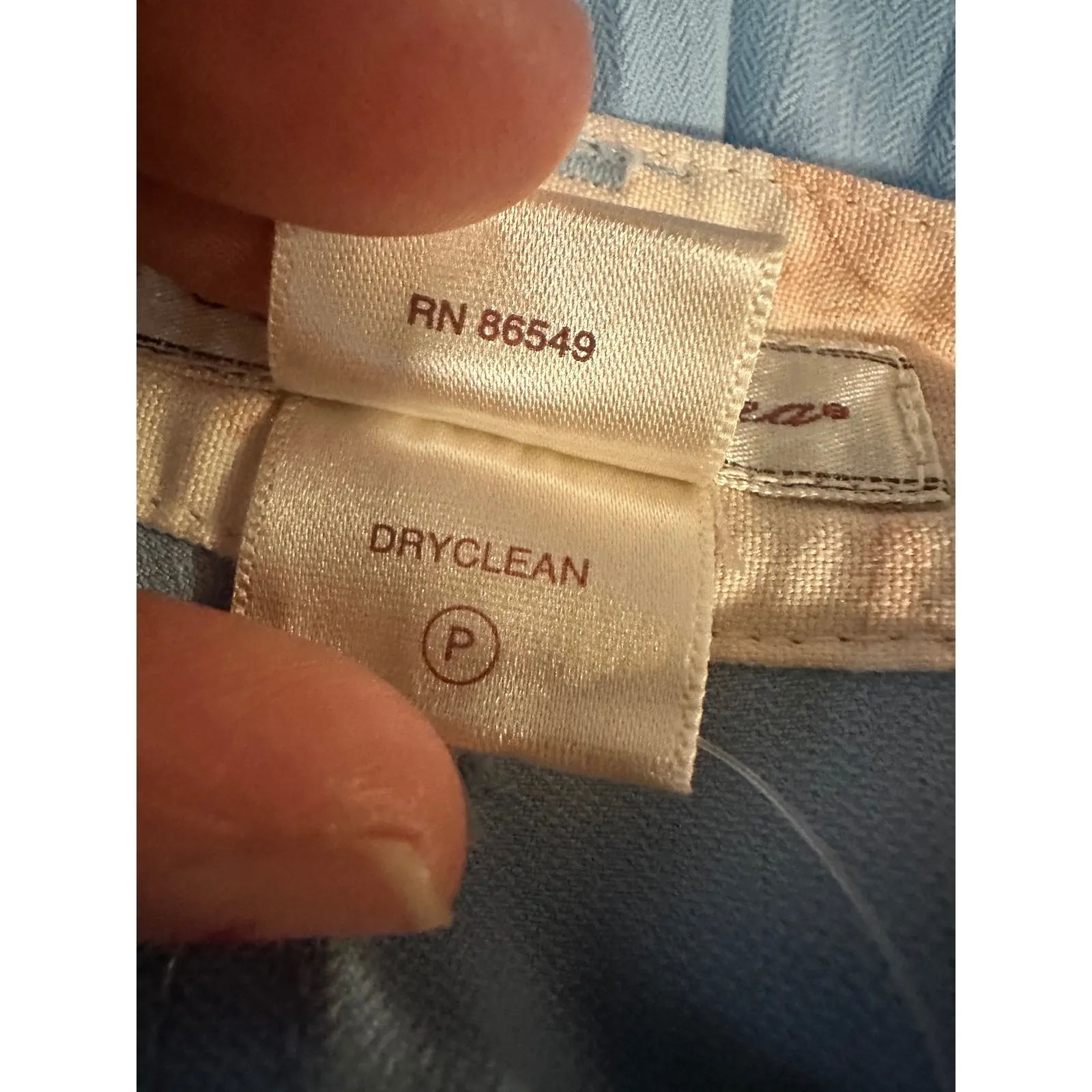 Tommy Bahama Silk Shorts‎ Women's Size 6 Blue High Waist Dressy Career - Image 6