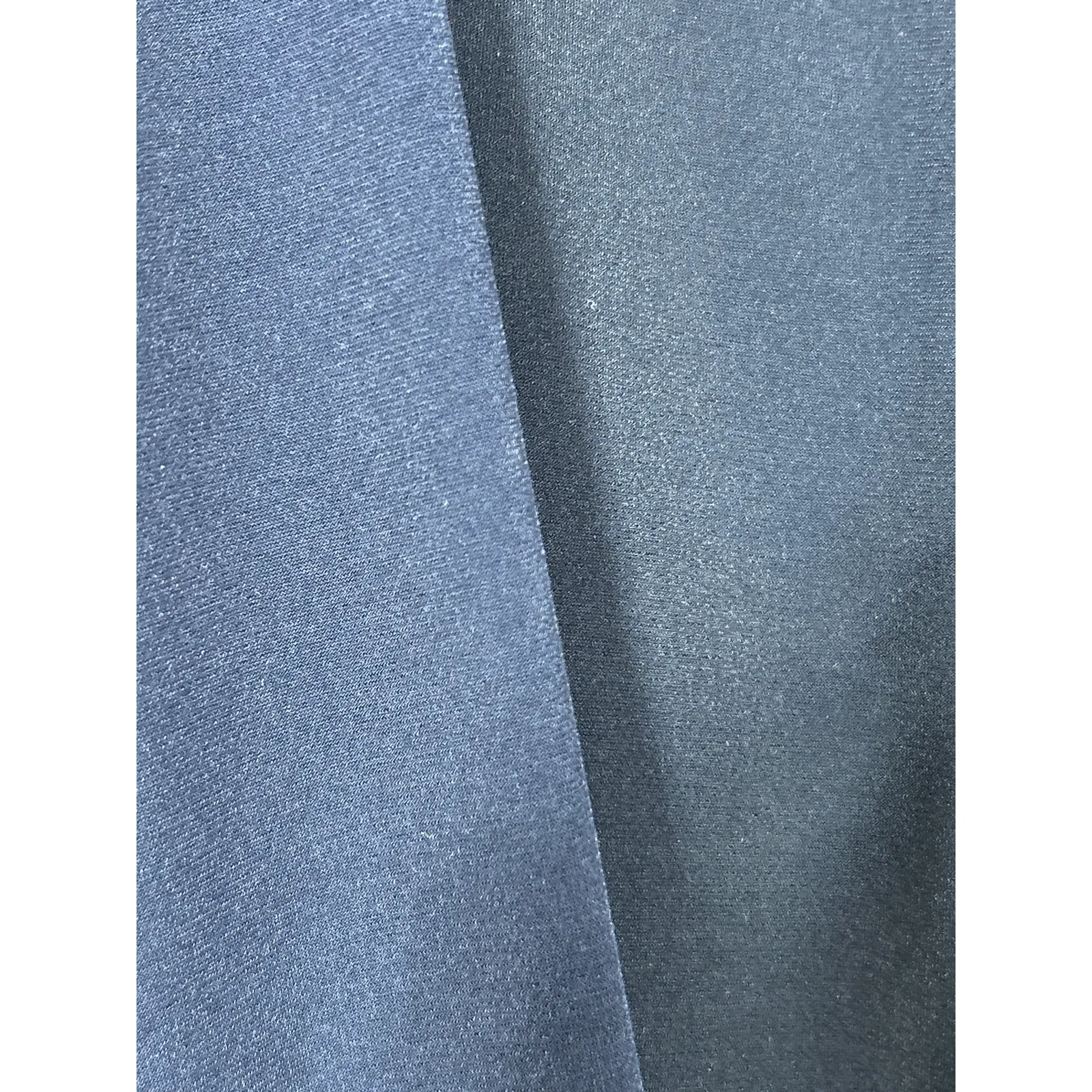 Susan Graver Skirt Jacket Set Large Navy Blue Skort Shorts Cardigan Liquid Knit - Image 2