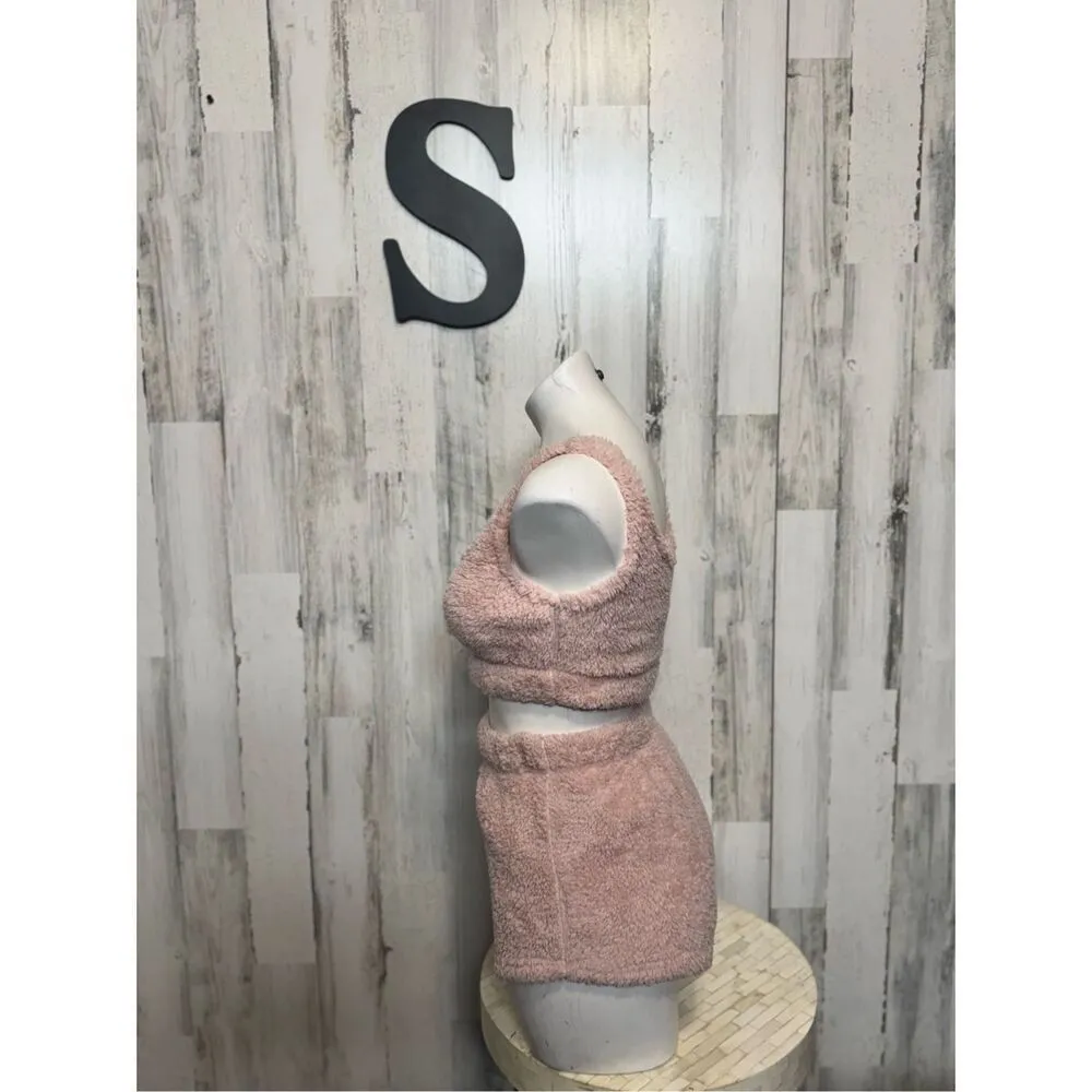 Sleeping two piece set Pink - Image 2