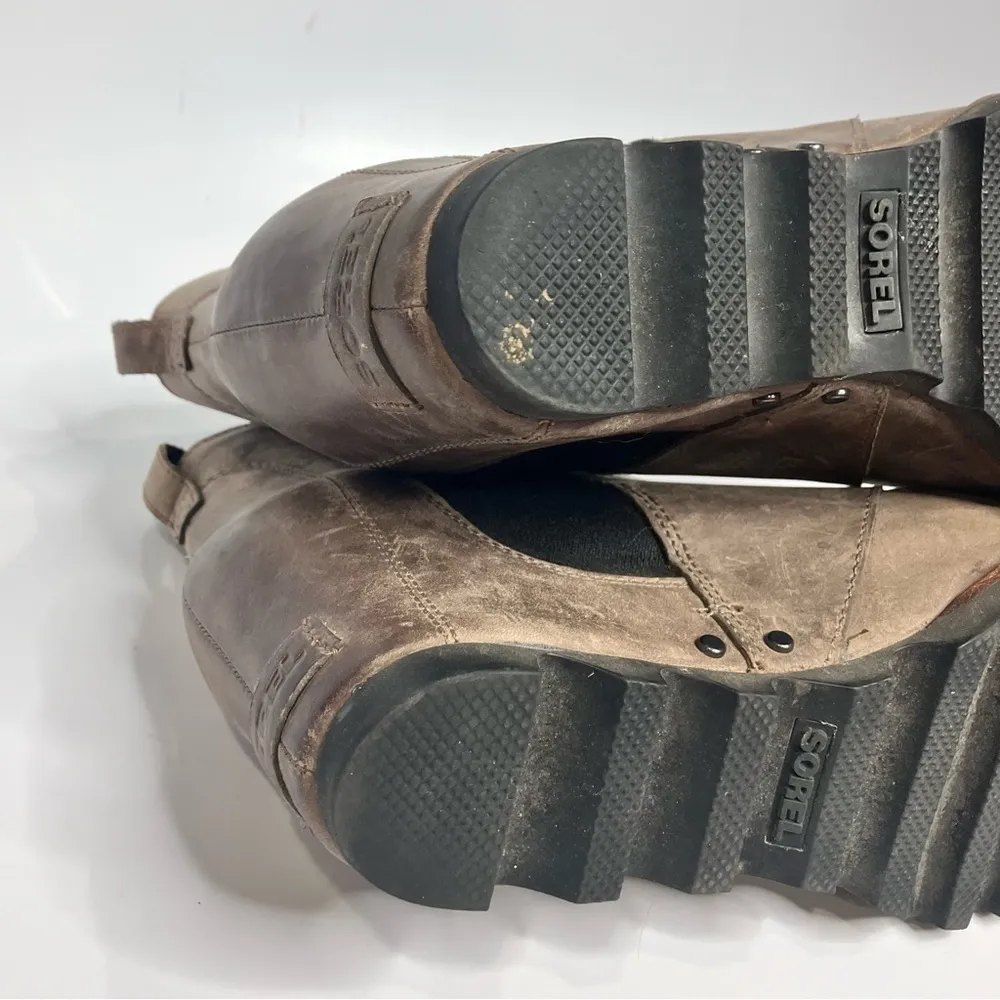 Sorel Lea Wedge Booties leather‎ size 10 - Image 10