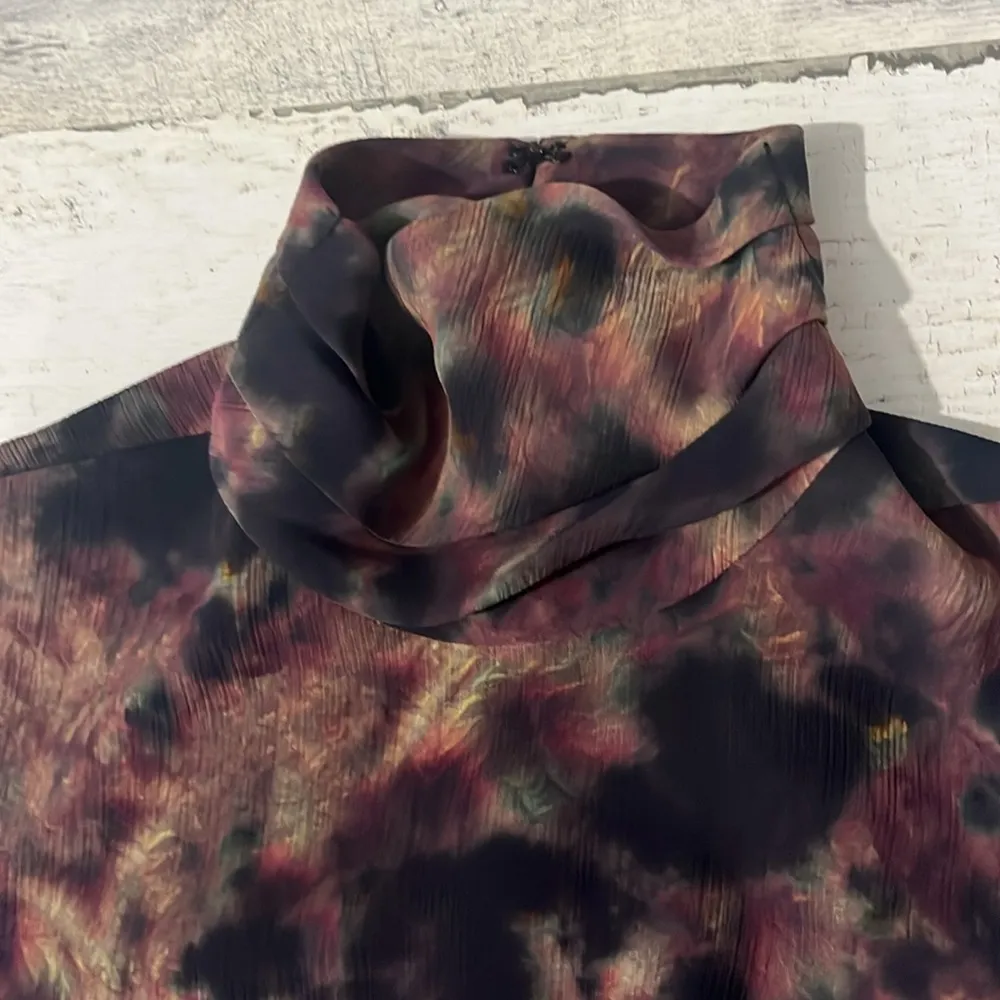 Amanda Uprichard Tie Dye High Neck Dress Size XS - Image 4